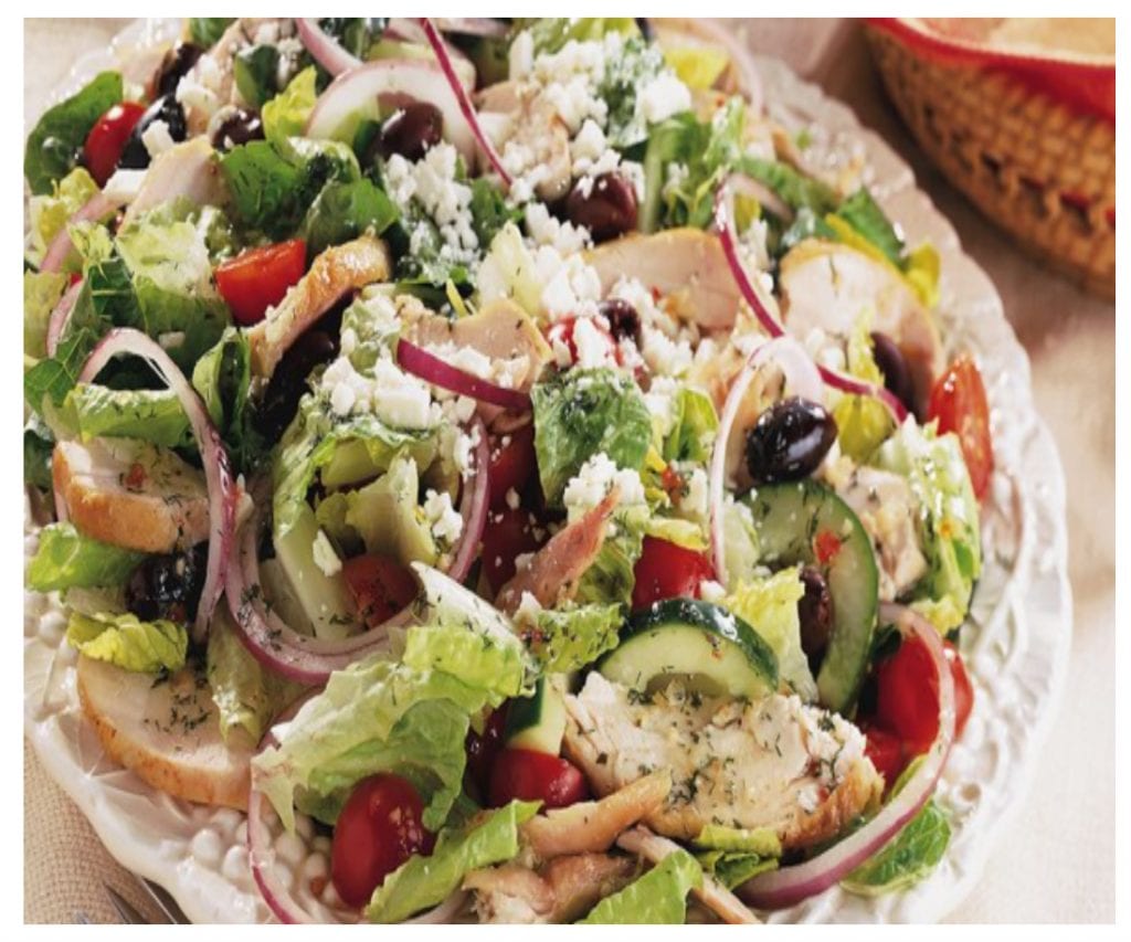 Greek Salad with Chicken