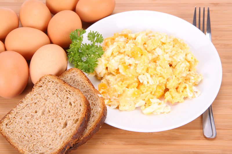 Scrambled eggs