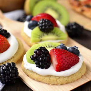 fruit pizza cookies