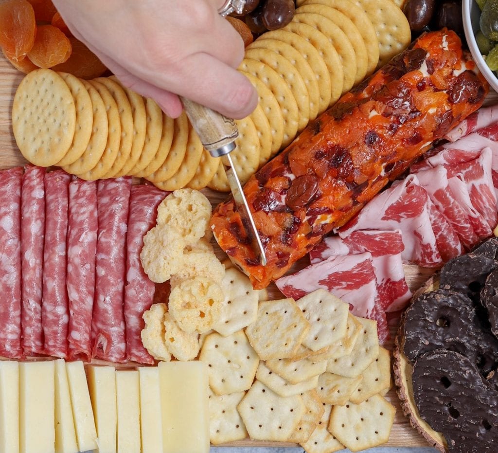 meat and cheese platter