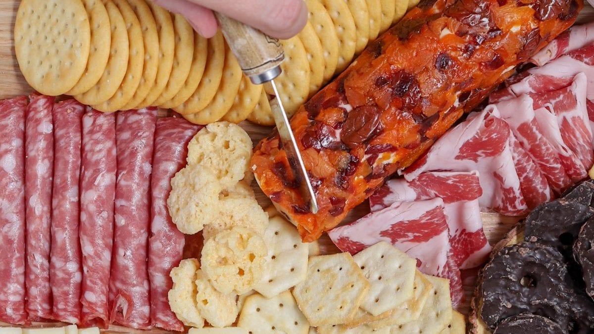 meat and cheese platter