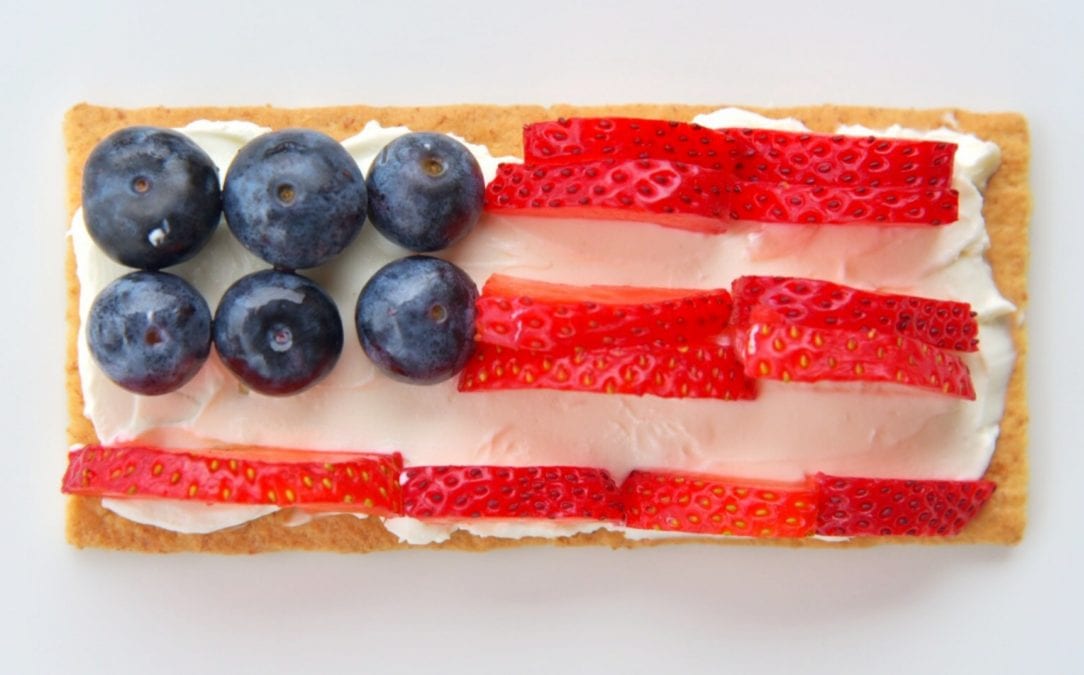 patriotic graham cracker