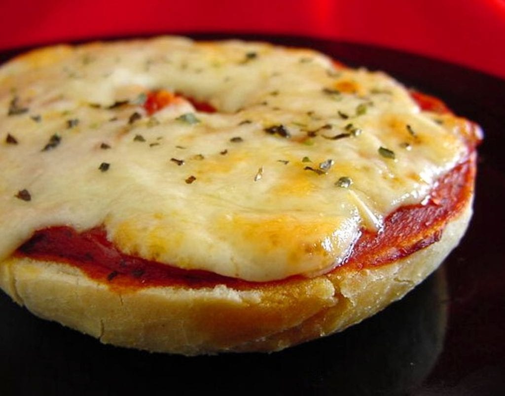 mini pizza bagel
