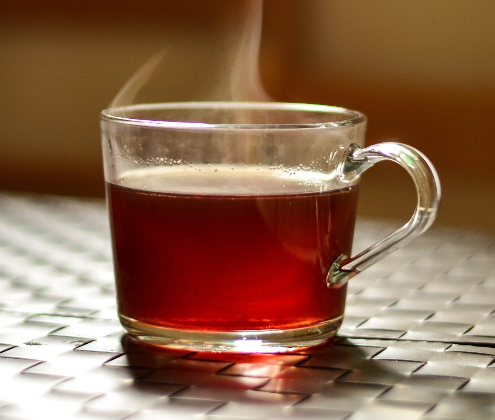 cup of hot tea