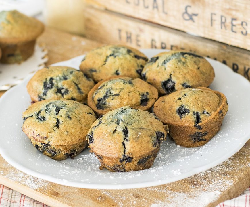 blueberry muffins