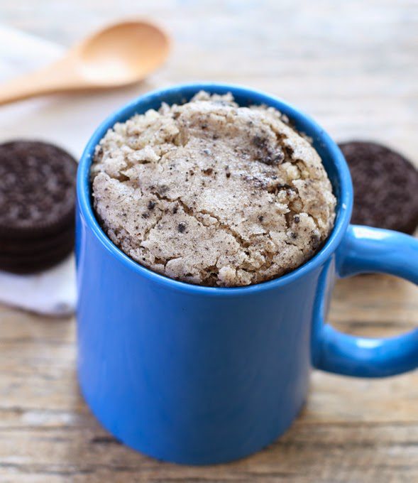 cookies and cream mug cake