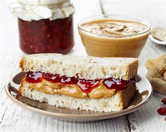 peanut butter and jam sandwich