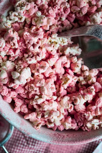 strawberry dust popcorn