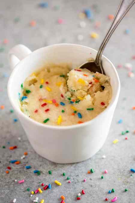 vanilla mug cake