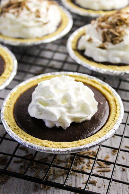 chocolate pudding pies