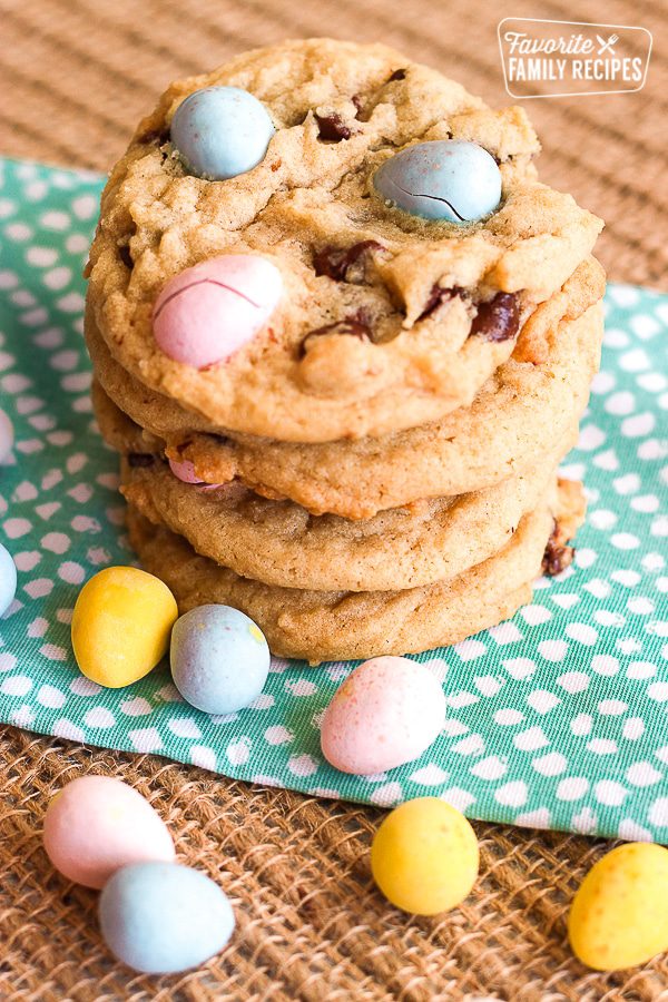 cadbury mini egg cookies