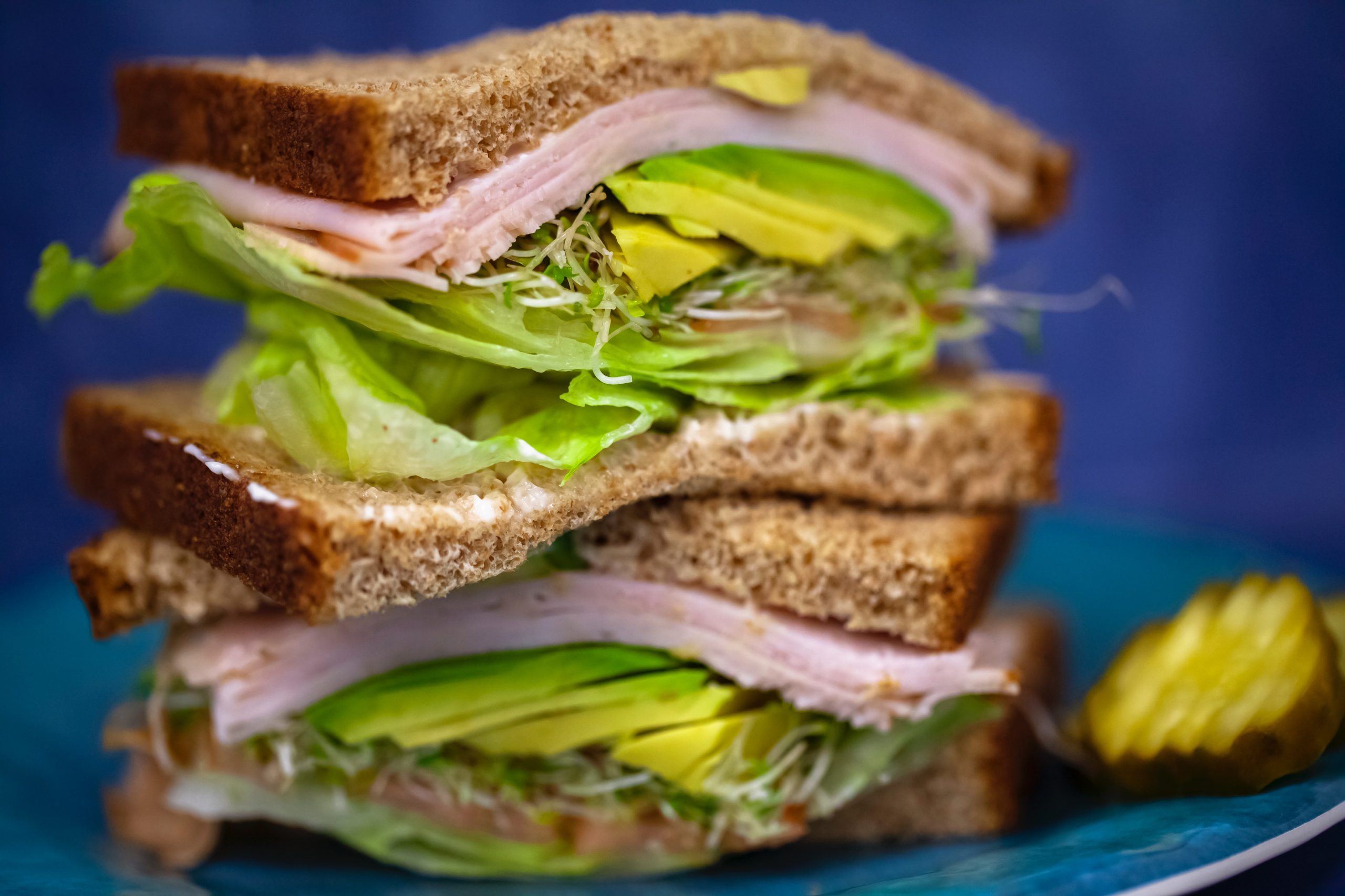 photo of turkey sandwich